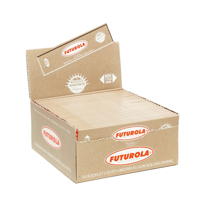 Futurola Braun Smoking Papers | King-Size Slim main product photo