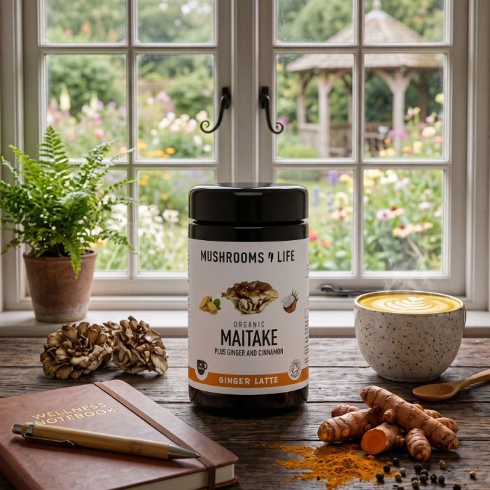 Maitake Ginger Latte Bio (Mushrooms4Life) 110 Gramm main product photo