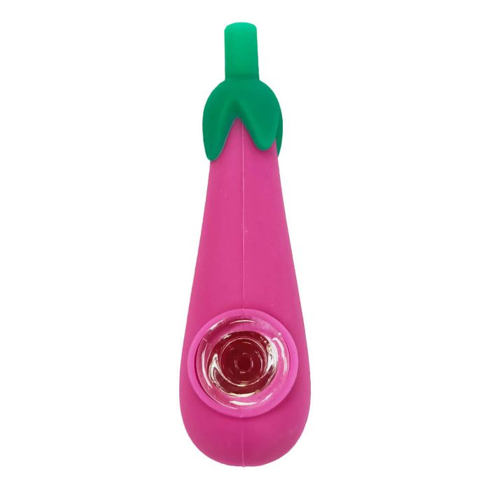 Silikon Auberginen Bong 10 cm main product photo