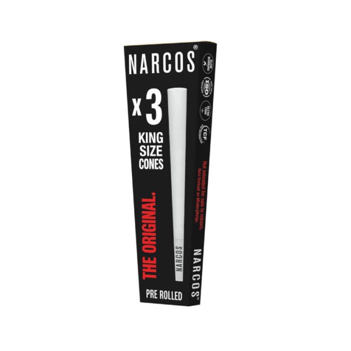 King Size Cones Weiß (Narcos) 3 Stück main product photo
