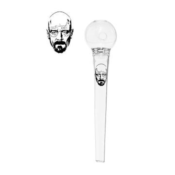 Heisenberg Glas Dabbing / DMT-Pfeife (Kawum) 14 cm