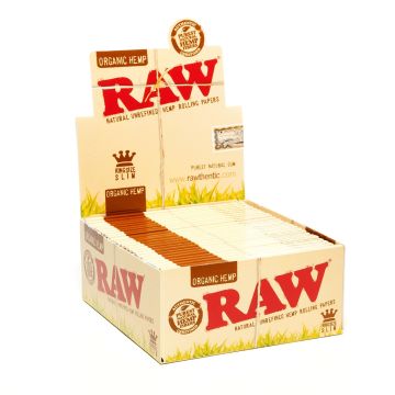 RAW Organic Hemp Papers | King-Size Slim