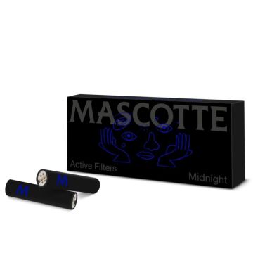  Aktive Slim-Filter Schwarz 6 mm (Mascotte) 10 Stück