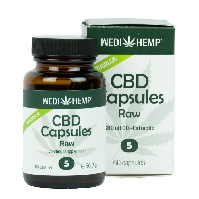 CBD Kapseln Raw (Wedihemp) 5% 27 mg 60 caps main product photo