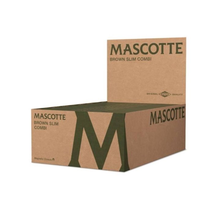 Mascotte Brown Papers & Tips | King-Size Slim Magnet main product photo