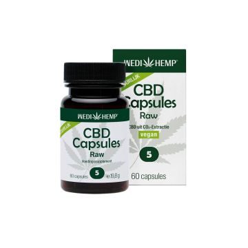 CBD Kapseln Raw (Wedihemp) 5% 27 mg 60 caps