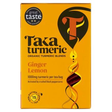 Kurkuma Tee Golden Ginger (Taka Turmeric) 15 Beutel