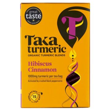 Kurkuma Tee Golden Hibiscus (Taka Turmeric) 15 Beutel