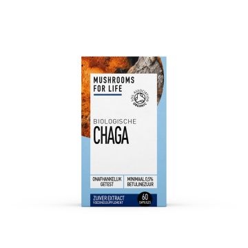 Chaga [Inonotus obliquus] Bio (Mushrooms For Life) 60 Kapseln