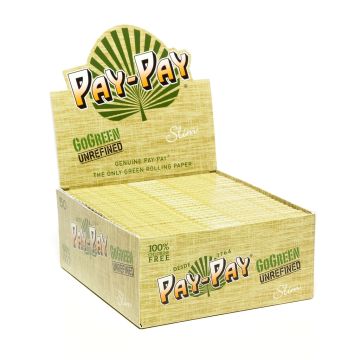 Pay-Pay Go Green Rolling Papers | King-Size Slim