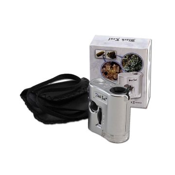 Cannabis Mikroskop LED (Black Leaf) 60x