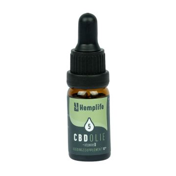 CBD Öl 5% mit Vitamin D (Hemplife) 10 ml