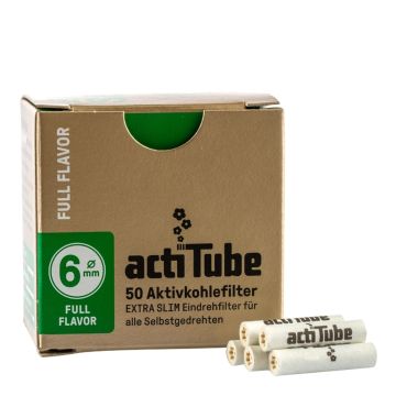 Aktivkohlefilter Extra Slim 6 x 27 mm (actiTube)