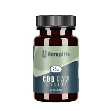 CBD Kapseln Raw (Hemplife) 5% 25 mg 30 caps