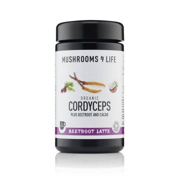 Cordyceps Rote Beete Latte Bio (Mushrooms4Life) 130 Gramm