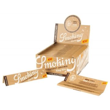 Smoking Brown Thinnest Papers | King-Size Slim