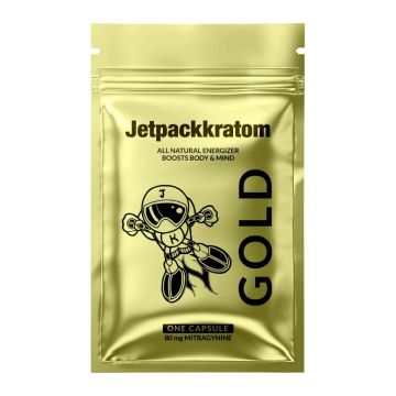 Kratom Kapseln Gold (Jetpackkratom) 80 mg