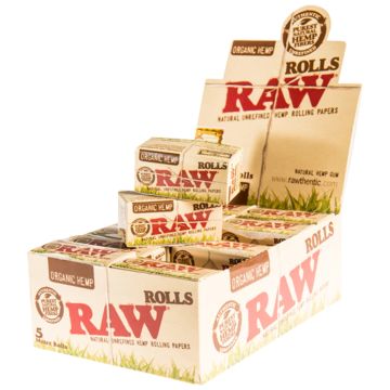 RAW Organic Hemp Rolls 5 meter | King-Size Slim