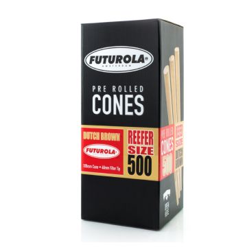 Cones Reefer-Size Braun Joint Hülsen (Futurola) 109 mm 500 stück