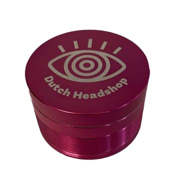 Aluminium Grinder Rosa 4 teile (Dutch-Headshop) 62 mm