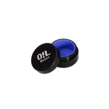 Silikon Topf / Oil Jar (Black Leaf) 10 ml