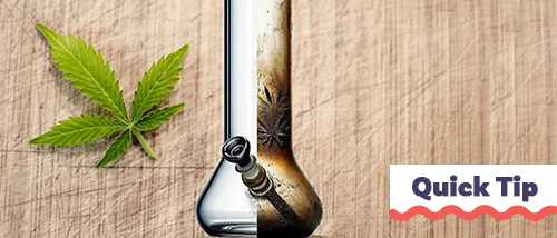 Cannabis Pfeife und Bong Reinigen | Quick Tip